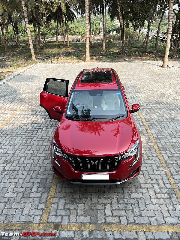 Red Rage - Mahindra XUV7OO - Initial Ownership Review-top-view.jpg