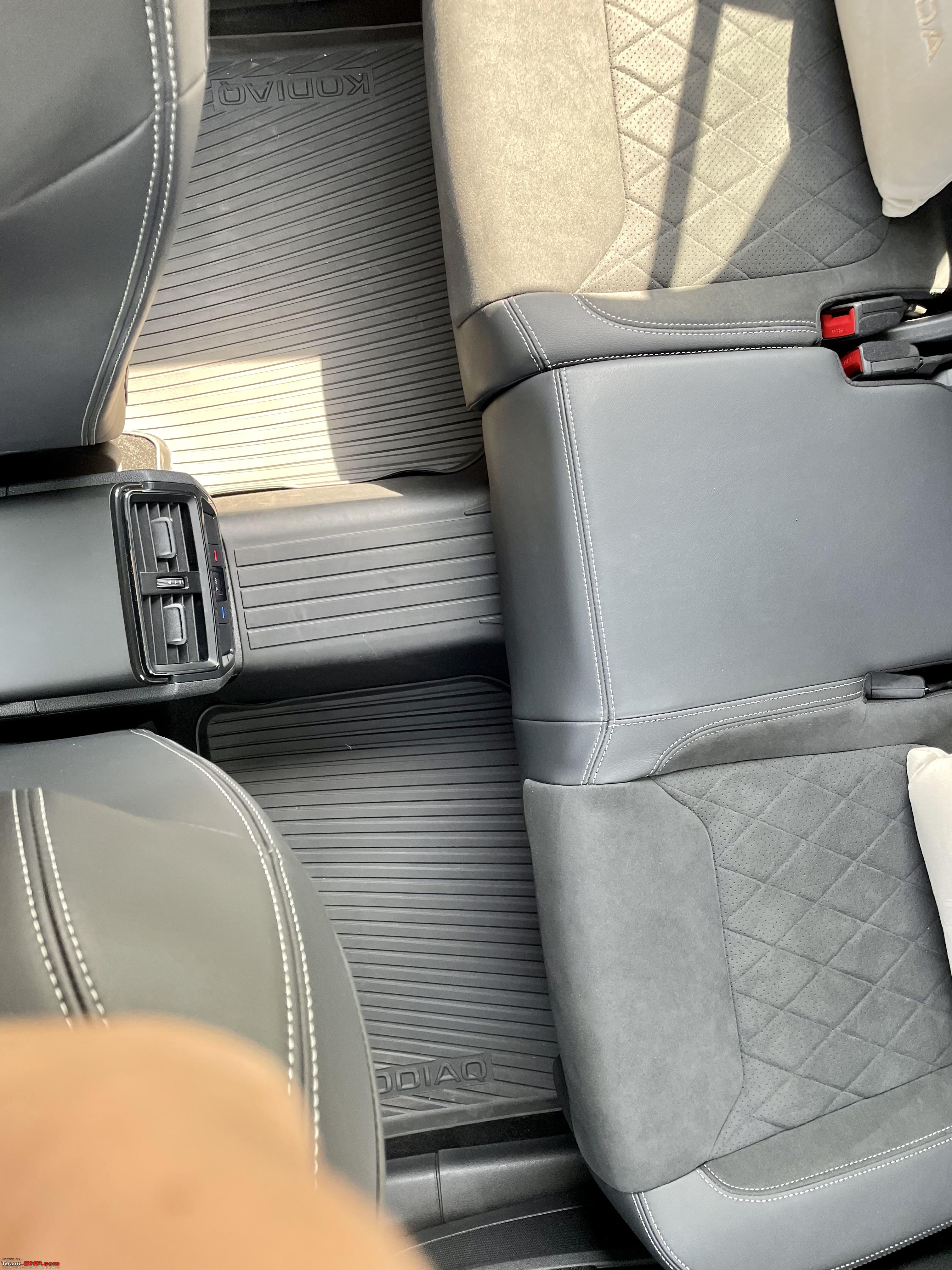 Skoda Kodiaq 7 seats (2017 - current) beige car mats