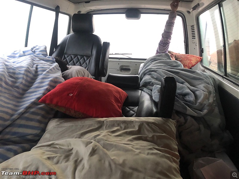 On a wing & a Hiace - My 2004 Toyota Hiace-sleeping.jpg