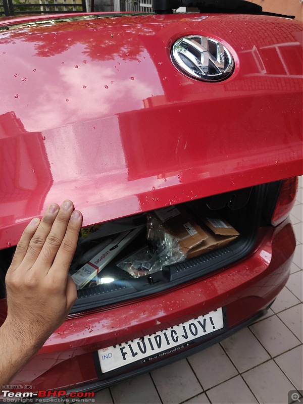 Review: Driving home our Sunset Red VW Polo Highline+ TSI Automatic-boot-light-success-edit.jpg