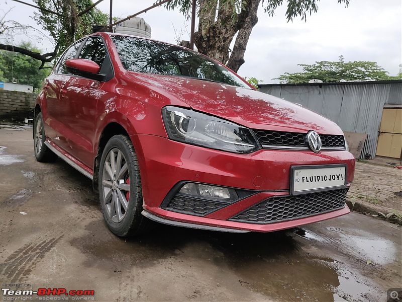 Review: Driving home our Sunset Red VW Polo Highline+ TSI Automatic-edited-bixenon-look-mechanix-washing-bay.jpg