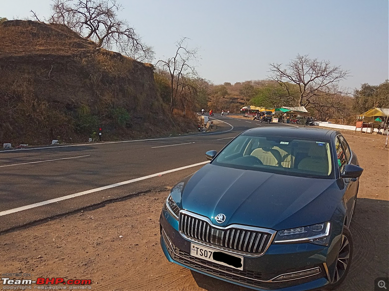 A Blue Beauty | Our 2021 Skoda Superb L&K | Ownership Review | 15,000 km up-ellora-road.png