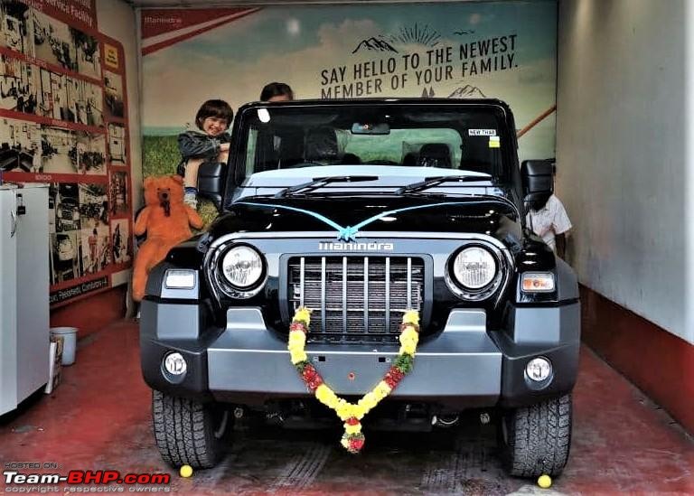 Taste of Freedom | My Mahindra Thar LX Diesel AT | 50,000 km Update (Page 15)-thar-delivery.jpg