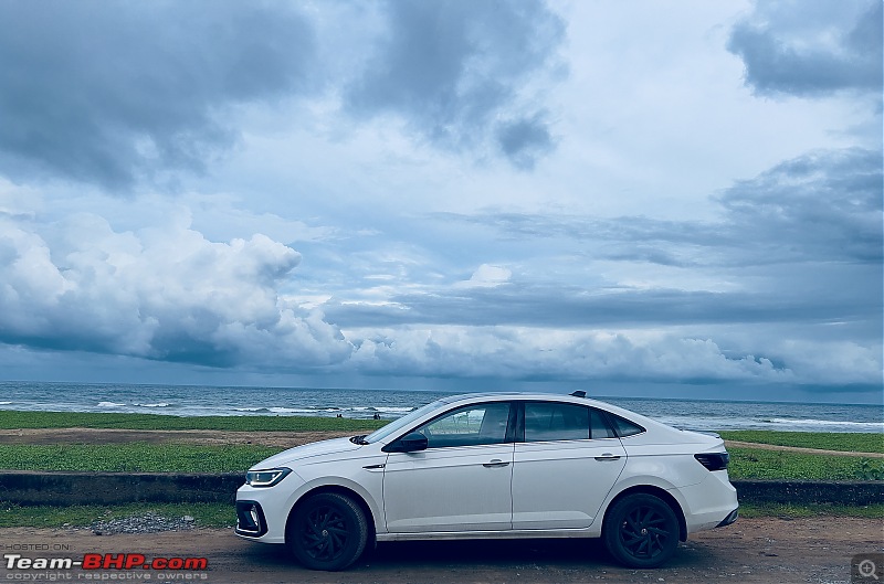 An unexpected tale | Moving from our beloved VW Jetta MT to the VW Virtus GT 1.5L TSI MT-side-beachhh.jpg