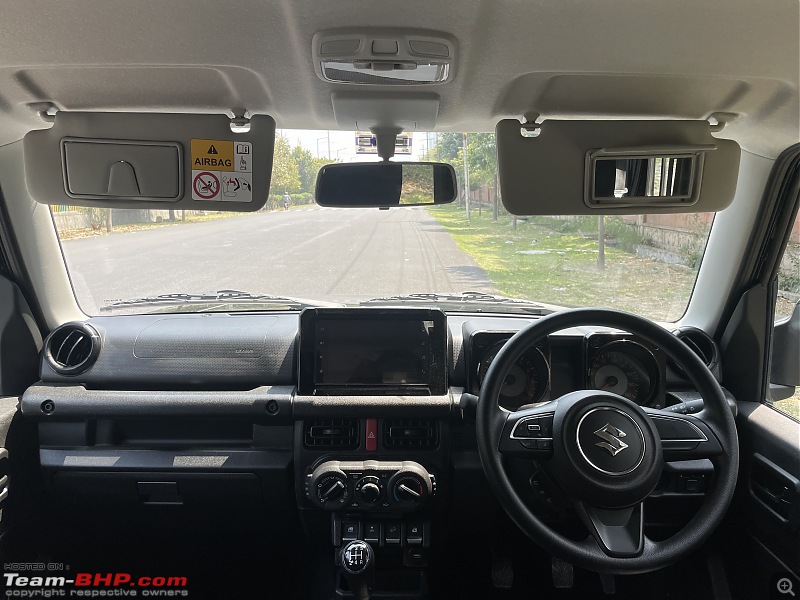 Maruti Jimny Zeta MT Review-visor-ticket-holder-front-cabin-light.jpg