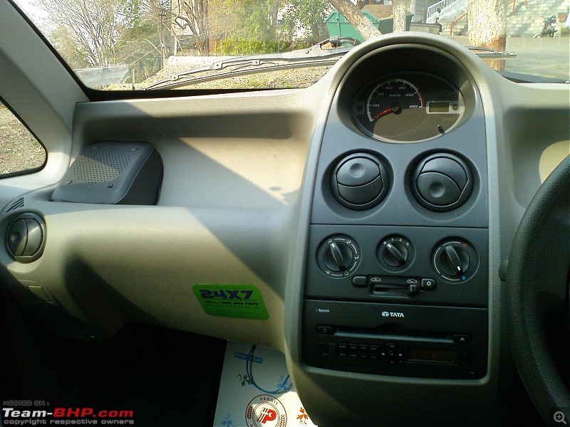 Lunar Beauty Arrives Home! ( My Tata Nano Lunar Silver LX )-dashboard.jpg