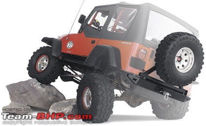 Mahindra Thar: How I made sure I didn't lose the forest for the trees !!-tjrearbumper.jpg