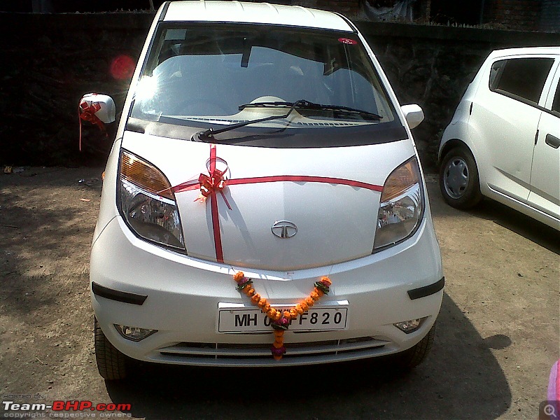 Anniversary Surprise - Keys to happiness! White Tata Nano-img2012022700445.jpg