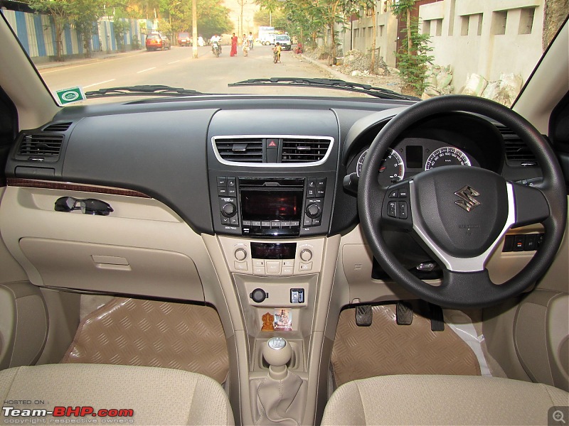 Maruti Dzire Zdi Initial Ownership review-dashboard.jpg