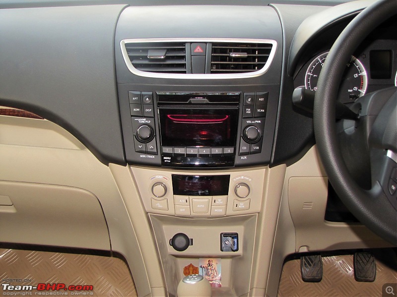 Maruti Dzire Zdi Initial Ownership review-music-sys-acc.jpg