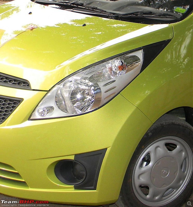 Chevrolet Beat LT Cocktail Green: Initial ownership report-head-light-org.jpg