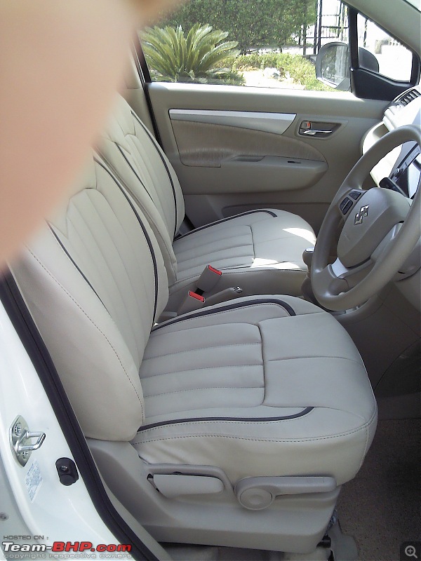 I am in LUV literally - My Maruti Ertiga ZXI-seat-covers-front.jpg