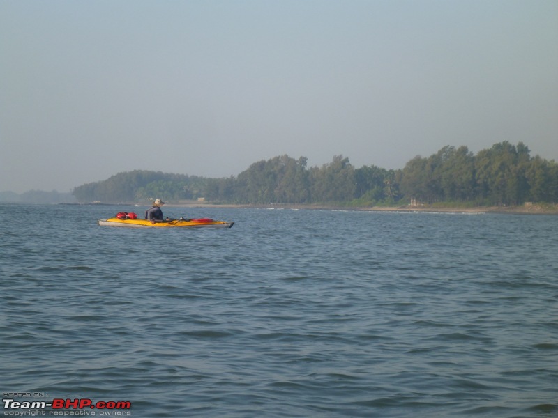 Going solo at 5 kmph - Mumbai to Goa in an inflatable kayak!-mestretching.jpg