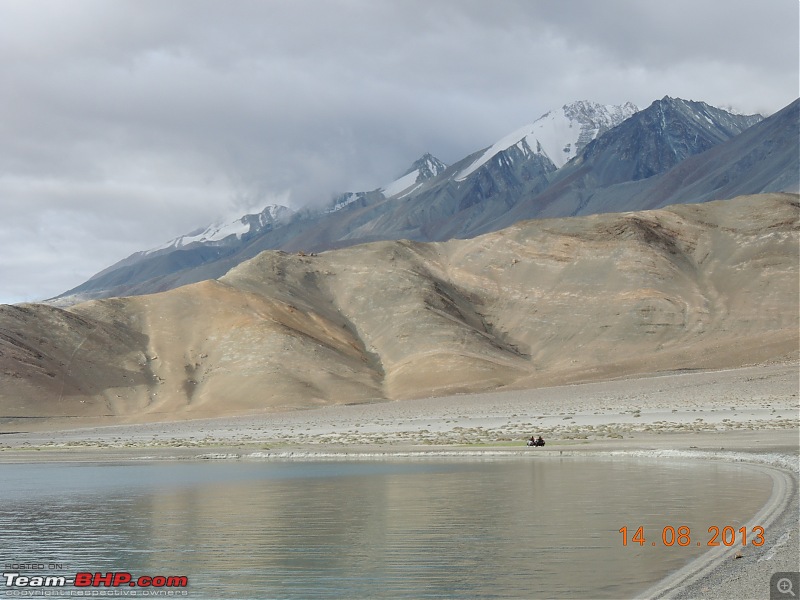 A Biker's Anthem: Ladakh-bikers-lake.jpg