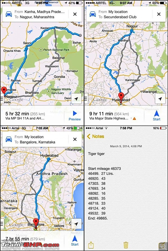 Road Trip from Bangalore: Marble Rocks, Bandhavgarh & Kanha in a Bolero-route-map-2.jpg