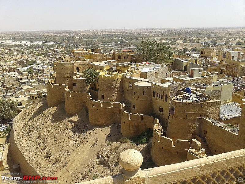 March 2014: Delhi to Jaisalmer in a Fortuner AT-fort-view.jpg