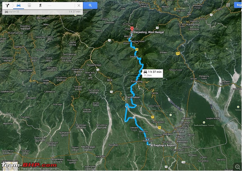 A Quick Trip to Darjeeling, Gangtok & Nathula-bagtodarjmap.jpg