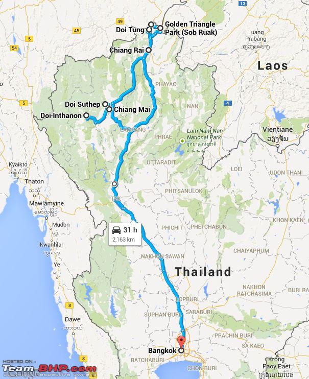 road trip northern thailand