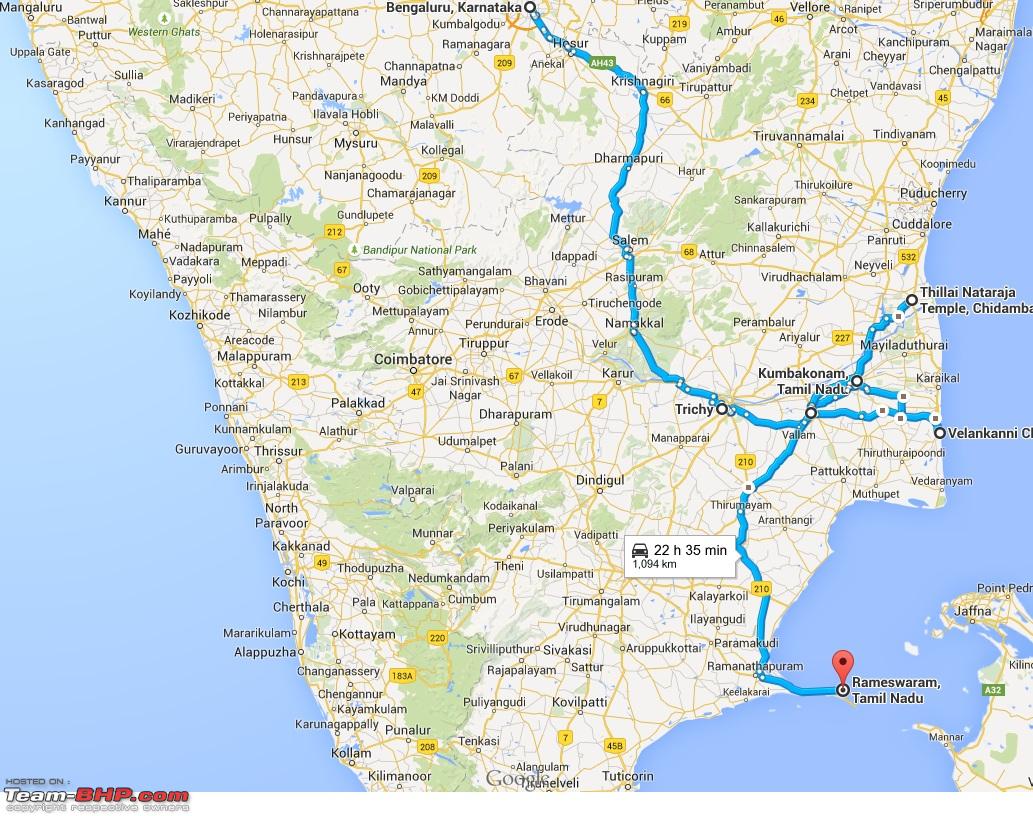 bangalore to trivandrum road trip by car