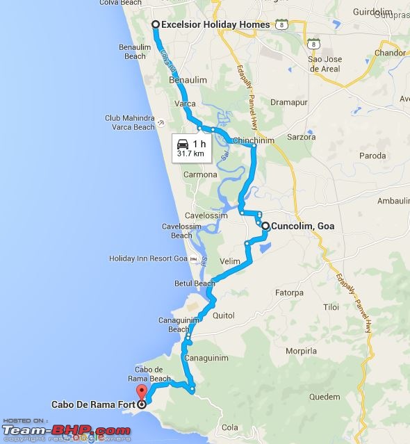 Go..Goa..Gone! Road trip from Bangalore -> Shimoga -> Goa-day3_route.jpg