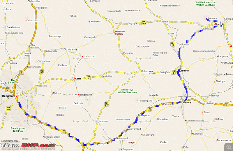 'Xing'ing around ! - Tirumala, Tiruchanoor and Vellore.-map.gif