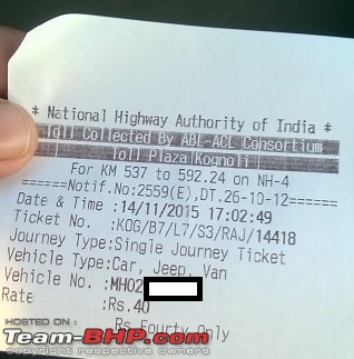 4 passengers, an Alto and 2,552 km - Mumbai to Mysore & Coorg-toll-1.jpg