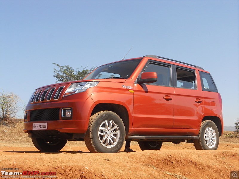 With my TUV300 to Sinhagad Fort, Balaji Temple, Narayanpur & Shivthar Ghal-07tuv-seen-up-close.jpg