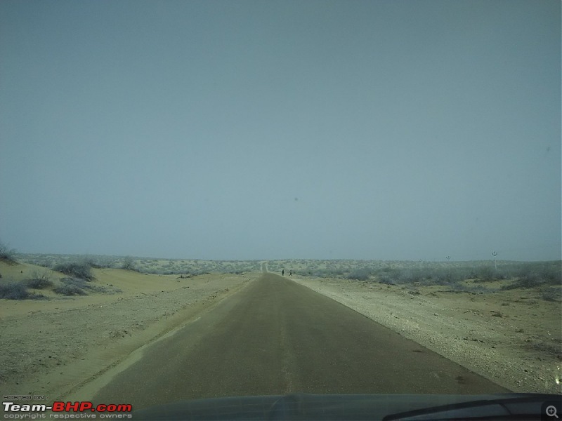 At the International Border - With an XUV500 to International Border Pillar No. 609-road-4.jpg