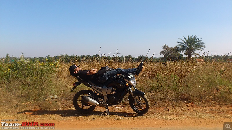 Bangalore to Chikmagalur - 3 Yamahas race to the Young Girl's Town-chillin-ak.jpg
