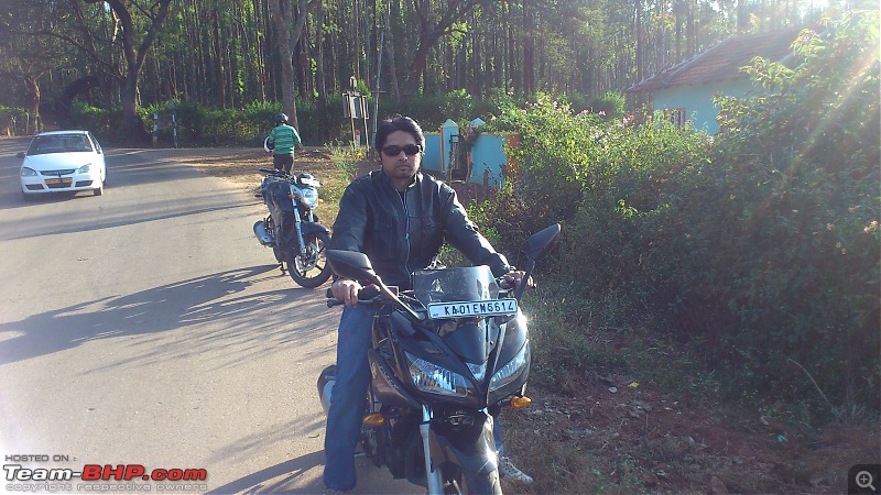 Bangalore to Chikmagalur - 3 Yamahas race to the Young Girl's Town-ride-hills-sudhi.jpg
