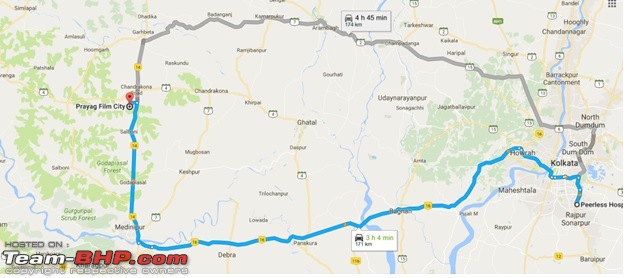 Drive to Prayag Film City, Medinipur. The lost Film world-route.jpg