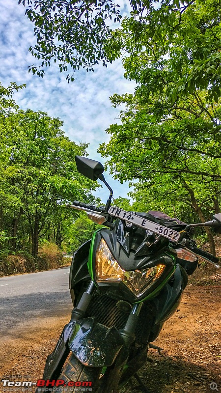 Chennai - Goa on a Kawasaki Z250-moellem-bike-front.jpg