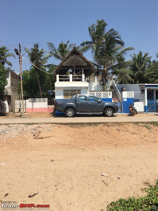 Mumbai - Pondicherry Road Trip in an Isuzu V-Cross-parked-front-villa.jpg