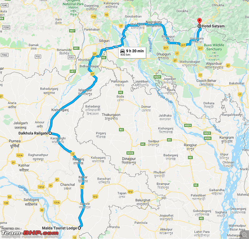 Introducing Baby Ishaan, the Road Trip way! To Bhutan in a Tata Safari-nov-12th-malda-jaigaon.png