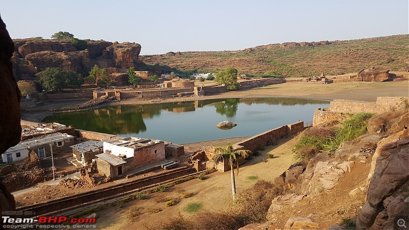 Badami - Pattadakal - Aihole visit to a bygone era...and Gol Gumbaz-bootnath_temple_viewed_from_caves.jpg