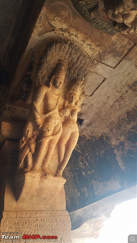 Badami - Pattadakal - Aihole visit to a bygone era...and Gol Gumbaz-badami_cave_statue5.jpg