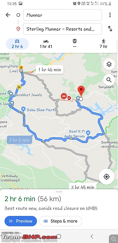Bangalore - Munnar - Varkala - Alleppey in our Thar-screenshot_20200105122505_maps.jpg