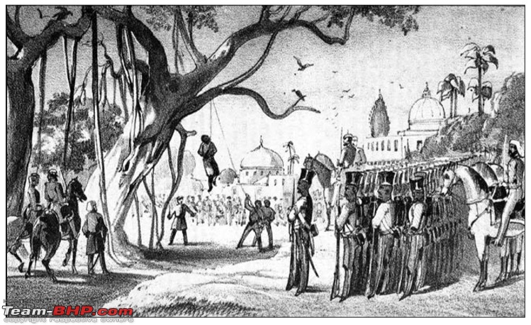 Varsai to Kashi on foot : 1857-59-executionofsepoy1857.jpg