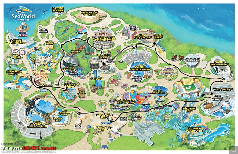 Every child's dream - Disneyland, Legoland & SeaWorld - The LA Sojourn!-seaworld-map.jpg