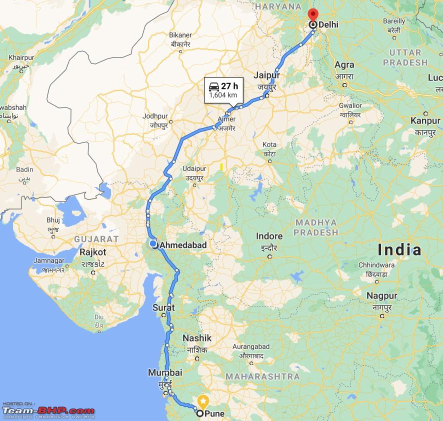 2057082d1600529193 Covid Diaries Pune Delhi Solo Drive Pune Delhi Map 
