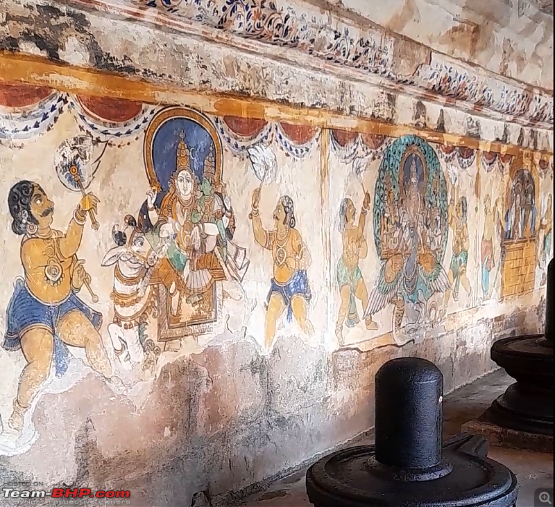 Baloo & I: Reset at an Ashram, and drive into the glorious past of the Chola empire-part3-pic37-paintings-wall-veranda-around.png