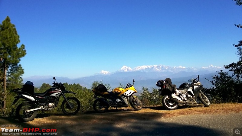 First snow in Mana - Badrinath on a Honda CBR 250R!-39.jpg