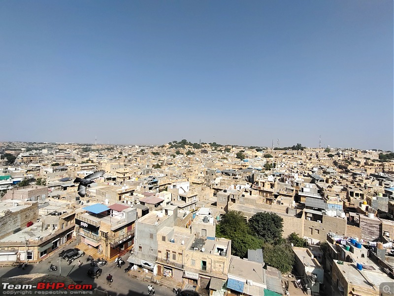 Bangalore to Rajasthan in a Jeep Compass-jaisalmer-town-roof.jpg