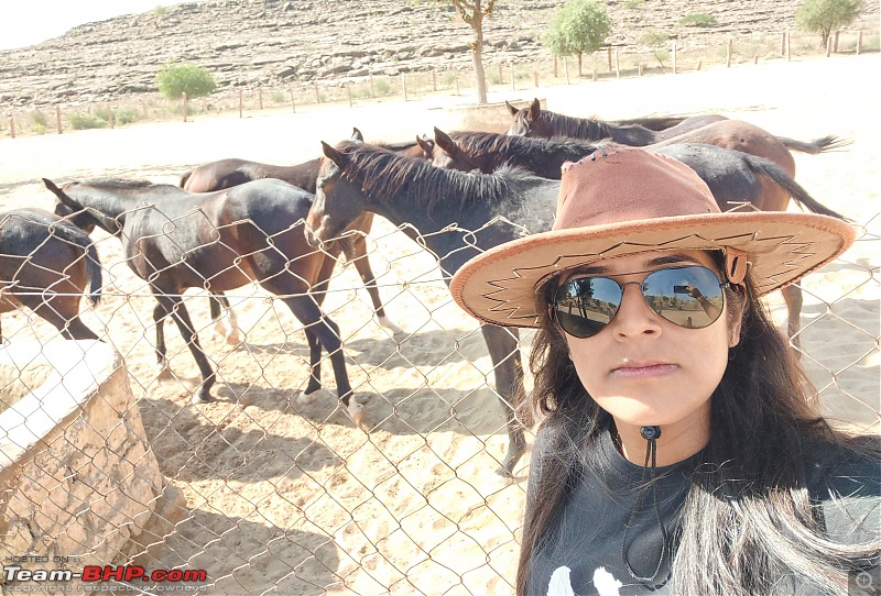 Bangalore to Rajasthan in a Jeep Compass-me-horse.jpg