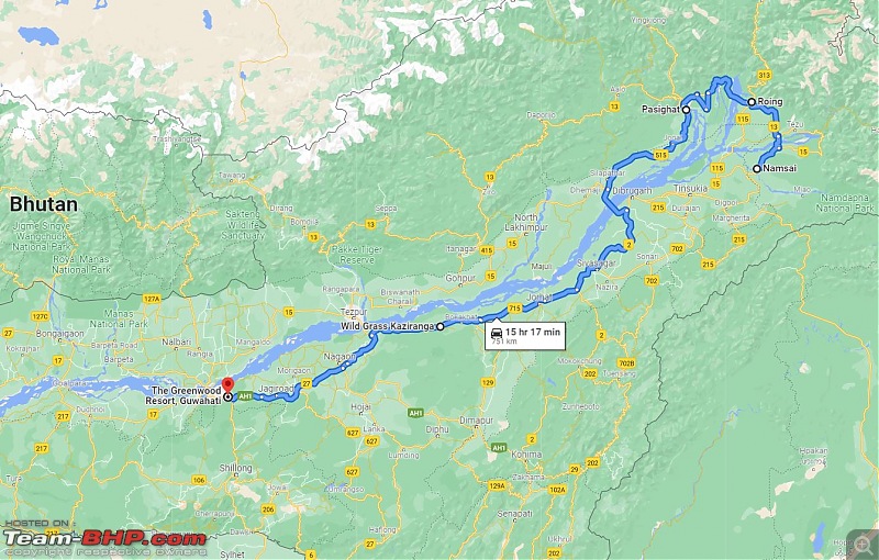 A Road Trip to Assam, Arunachal and Meghalaya in a BMW 330i GT-part2-map.jpg
