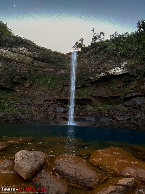 A Road Trip to Assam, Arunachal and Meghalaya in a BMW 330i GT-waterfall-moon.jpg