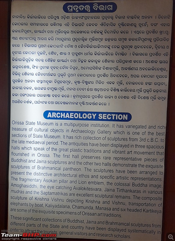 Zoomcar’ing in ‘Golden Triangle’ of Odisha, the soul of Incredible India-pic8-information-display-archaeology-section.jpg