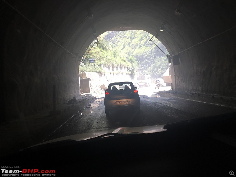 Bengaluru to Leh Travelogue | Leh Bhai (Bye) Ladakh | 31 days & 7964 km-driving-through-tunnel.jpg
