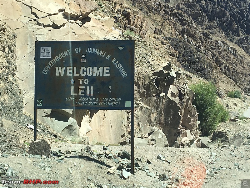 Bengaluru to Leh Travelogue | Leh Bhai (Bye) Ladakh | 31 days & 7964 km-welcome-leh.jpg