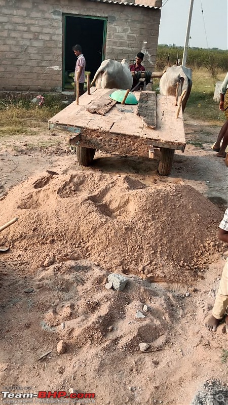 Constructing a cottage on my farm | More reasons to drive-sand-cart.jpg